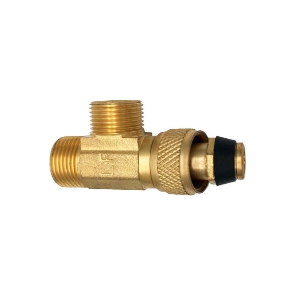 Robinson Tech International New Jersey THEWORKS Comp EZ Tee Adapter - 3/8in Female Comp x 3/8in OD x 3/8inOD MTS135 - main
